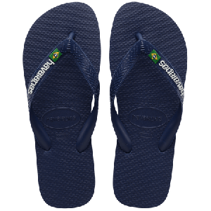 Havaianas Brazil Logo Navy Blue 39/40