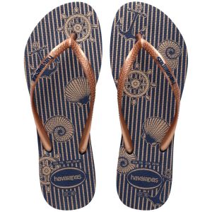 Havaianas Slim Nautical-Navy-Pink