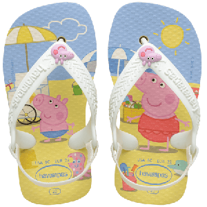 Havaianas Baby Peppa Pig Sandals Buttercream 19