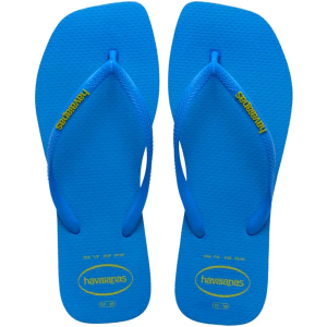 Havaianas Slim Square Logo Pop Up Brilliant Blue 37/38 