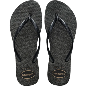 Havaianas Slim Gloss Black/Silver/Black 41/42