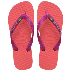 Havaianas Kids Brazil Logo Coral/Pink 29/30
