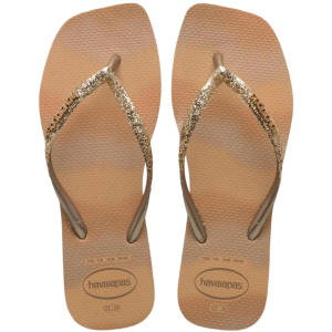 Havaianas Slim Square Glitter Party Gold 37/38