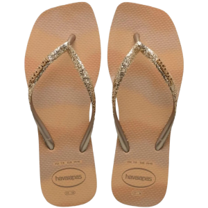 Havaianas Slim Square Glitter Party Gold 39/40