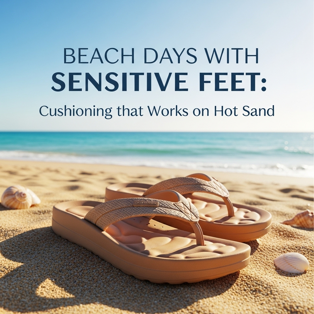 Beach Days with Sensitive Feet: Cushioning that Works on Hot Sand