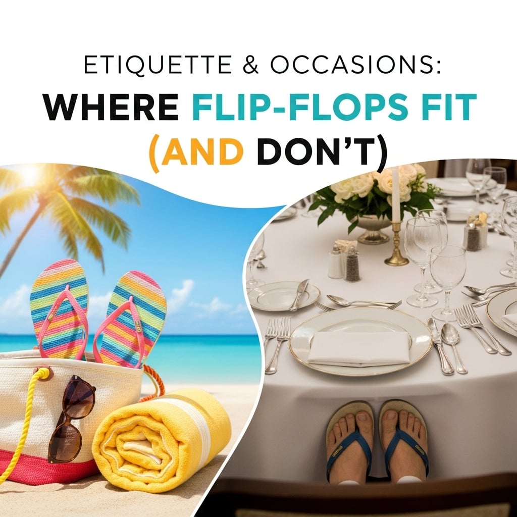 Etiquette & Occasions: Where Flip‑Flops Fit (and Don’t)