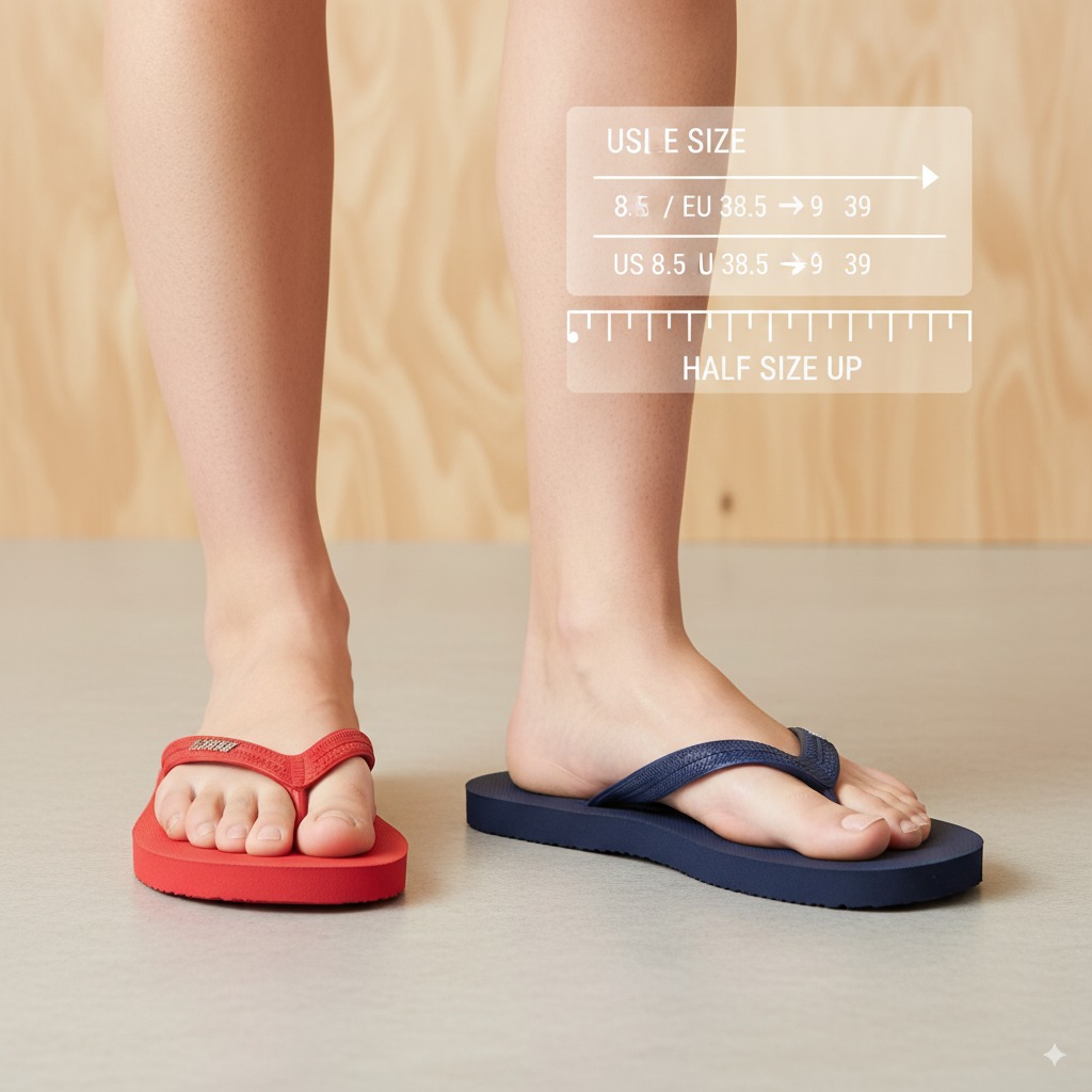 Half Sizes & Conversions: When to Size Up in Flip‑Flops