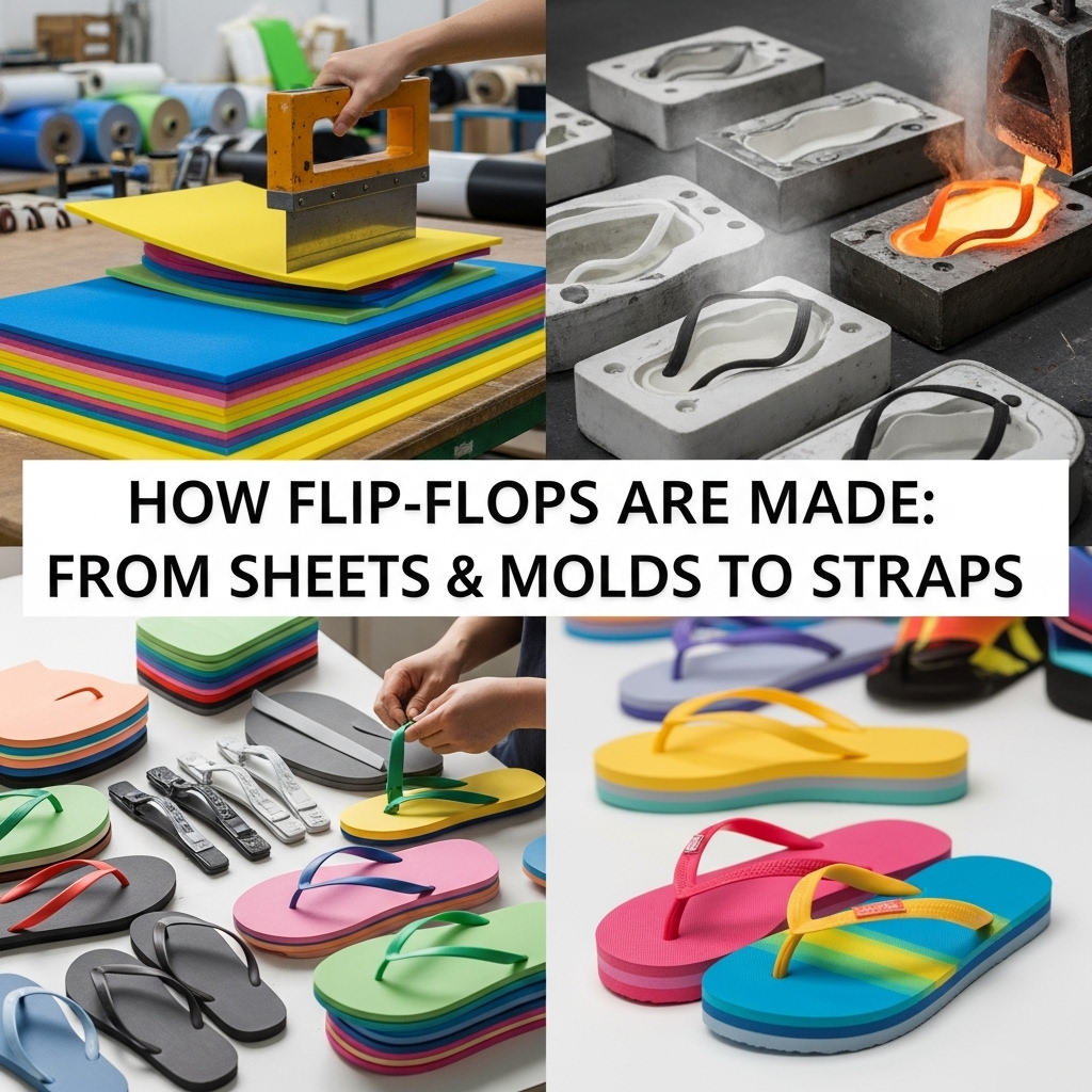 How Flip‑Flops Are Made: From Sheets & Molds to Straps