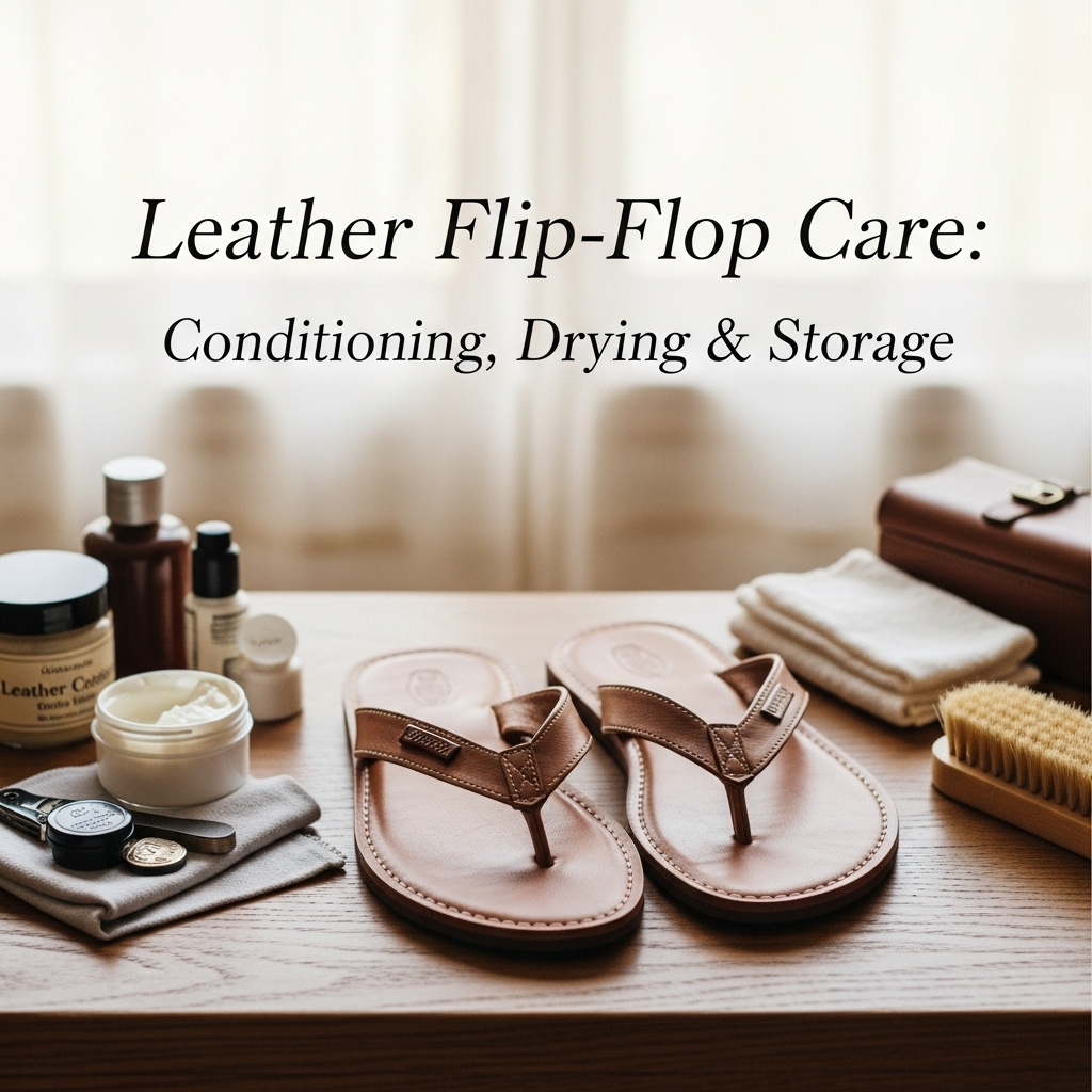 Leather Flip‑Flop Care: Conditioning, Drying & Storage