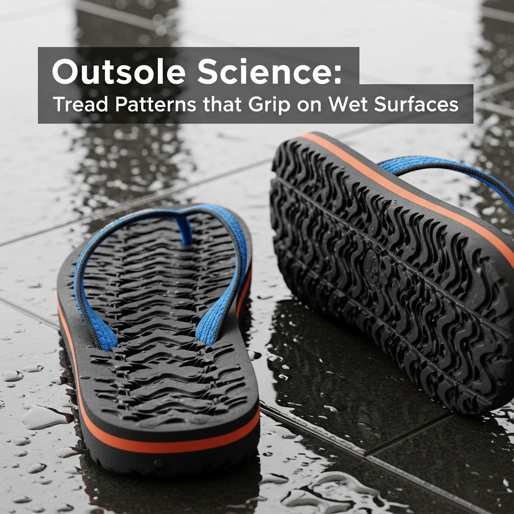 Outsole Science: Tread Patterns that Grip on Wet Surfaces