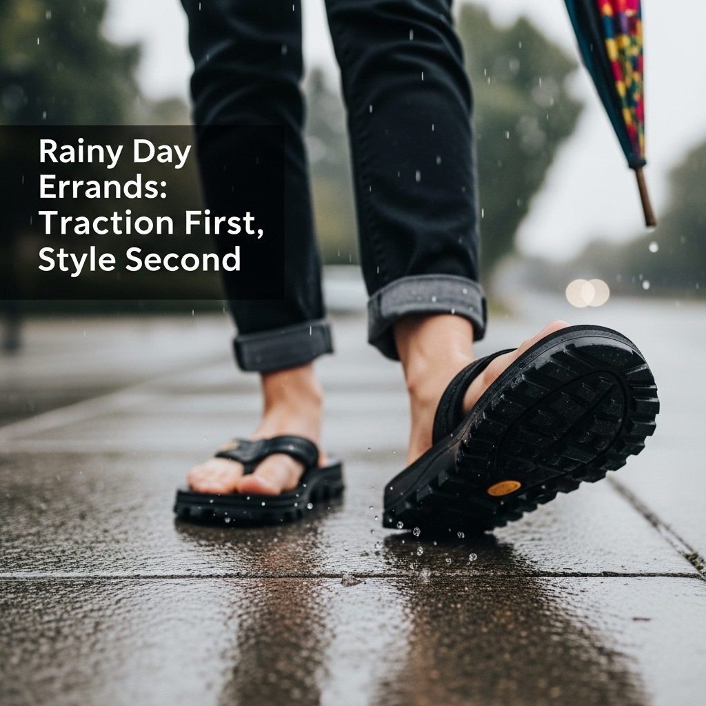Rainy Day Errands: Traction First, Style Second