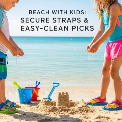Beach with Kids: Secure Straps & Easy‑Clean Picks