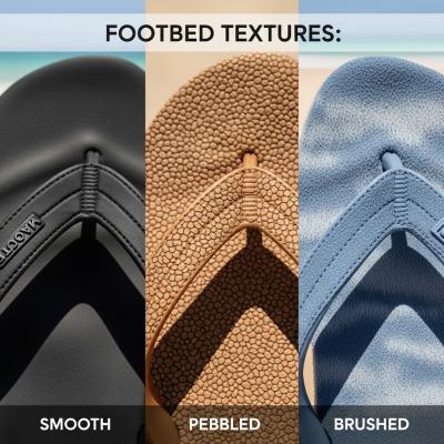 Footbed Textures: Smooth vs. Pebbled vs. Brushed