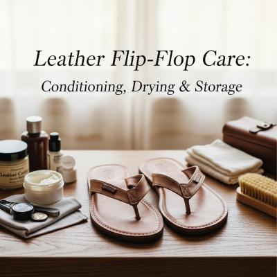 Leather Flip‑Flop Care: Conditioning, Drying & Storage