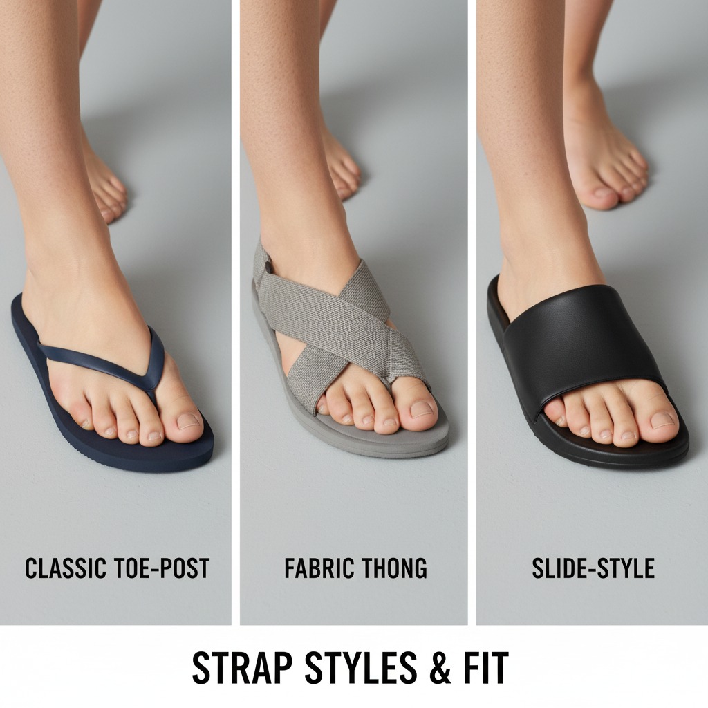 Strap Styles & Fit: Toe‑Post vs. Fabric Thong vs. Slide‑Style