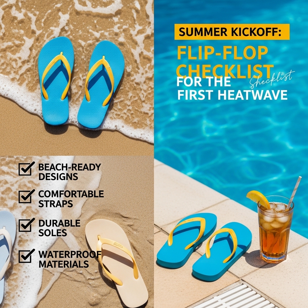 Summer Kickoff: Flip‑Flop Checklist for the First Heatwave