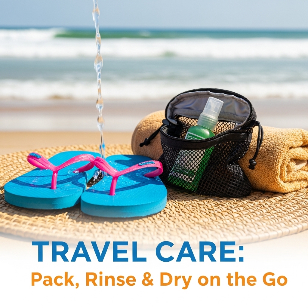 Travel Care: Pack, Rinse & Dry on the Go