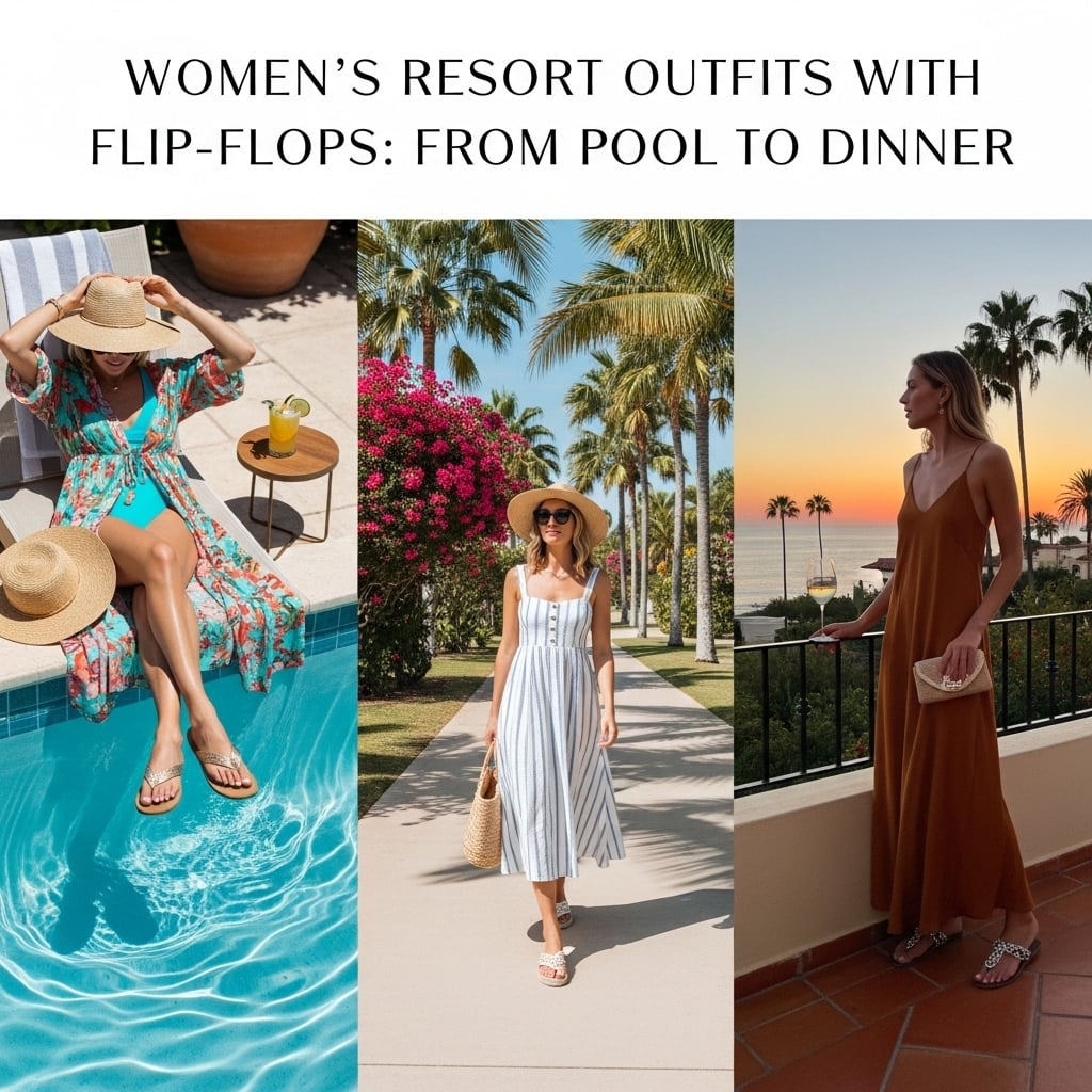 Women’s Resort Outfits with Flip‑Flops: From Pool to Dinner